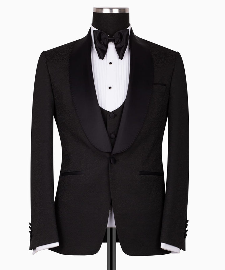 3pc Shawl Tuxedo with Black Pants